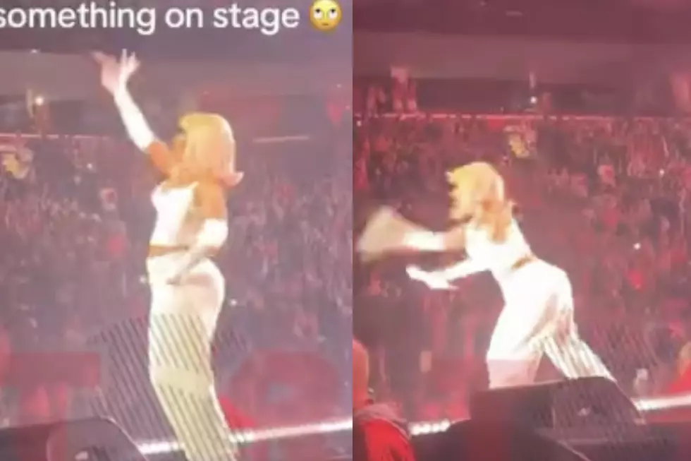 Nicki Minaj Fiercely Hurls Object Back at Fans After Being Hit