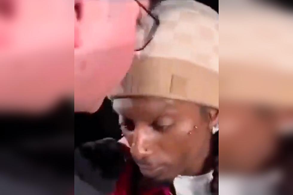 Playboi Carti Listens Closely as Fan Gives Rapper Intense Pep Talk to Drop New Album