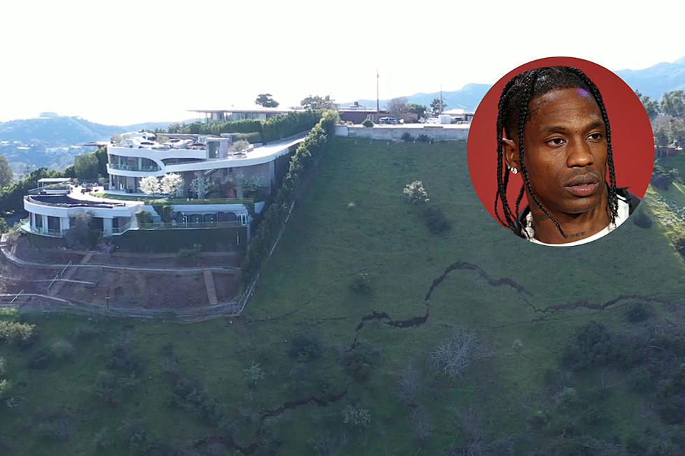 Travis Scott's Mansion Sits on Massive Hillside Crack